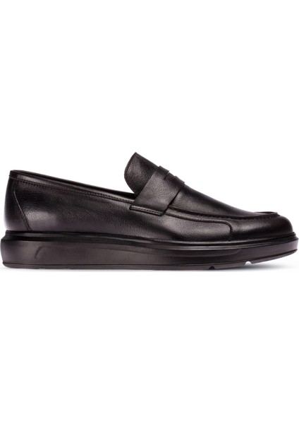 Deri Siyah Comfort Loafer Erkek Ayakkabı