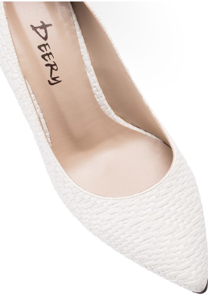 Beyaz Kadın Stiletto modelleri