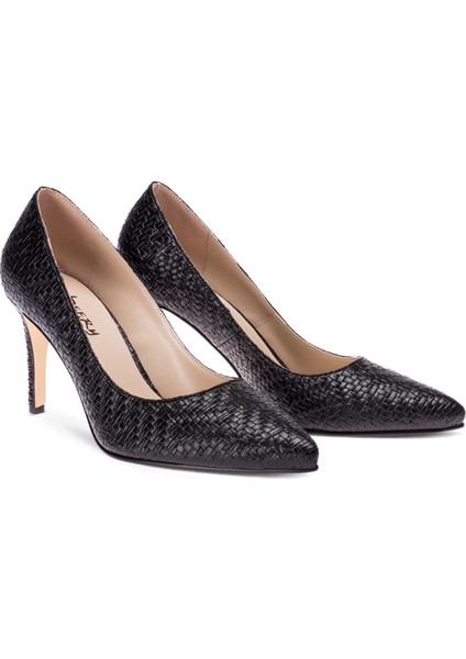 Siyah Kadın Stiletto