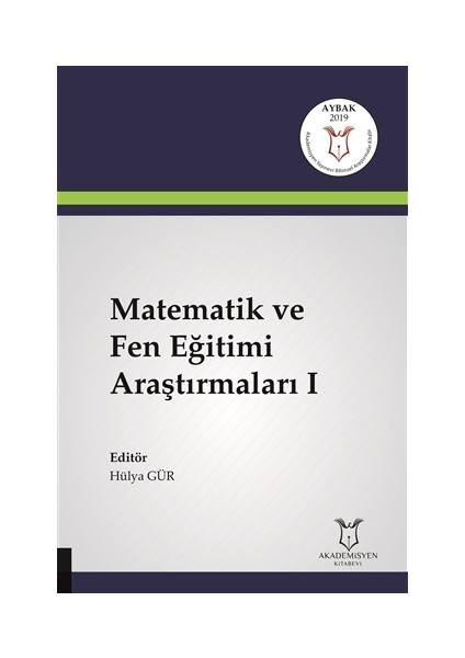 Matematik ve Fen Eğitimi Araştırmaları 1