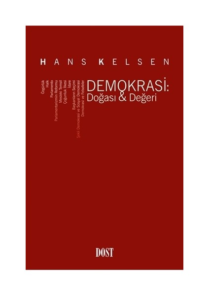 Demokrasi: Doğası - Değeri