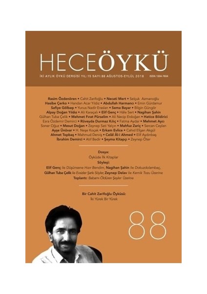 Hece Öykü Dergisi Sayı: 88 (Ağustos-Eylül 2018)