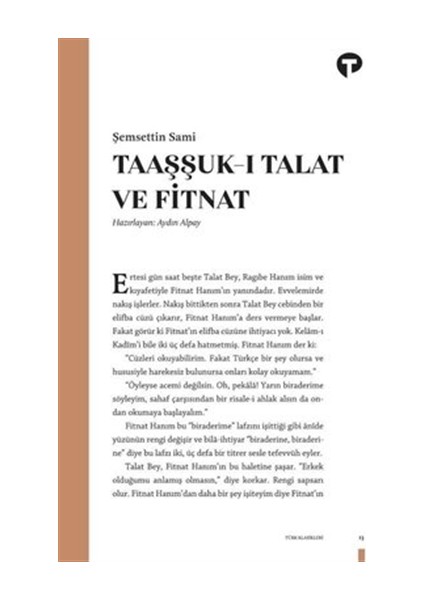 Taaşşuk-ı Talat ve Fitnat