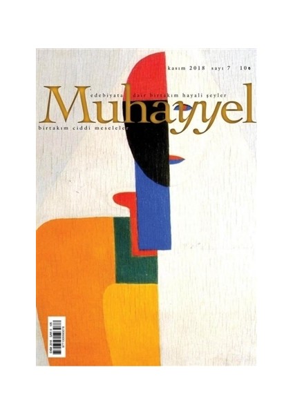 Muhayyel Edebiyat Dergisi Sayı: 7 Kasım 2018