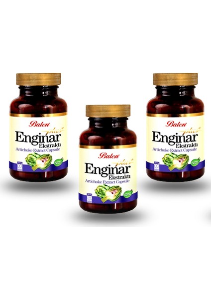 Enginar Plus 100 Kapsül - 820 Mg x 3 Adet