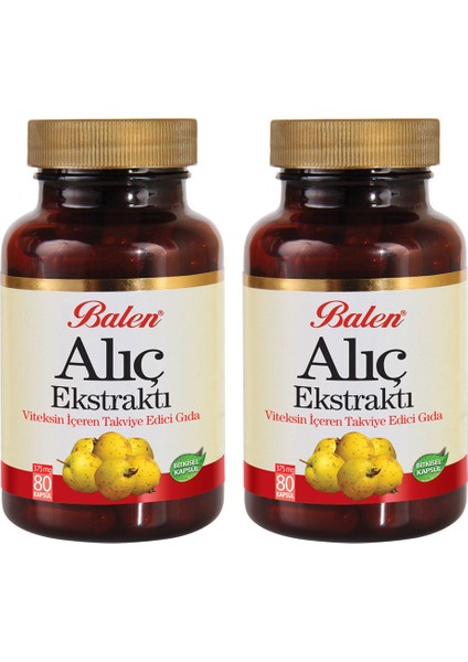 Alıç Ekstraktı 80 Kapsül x 2 Adet