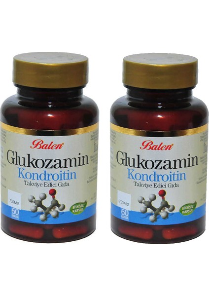 Gluko Zamin Kondroitin 60 Kapsül x 750 Mg x 2 Adet