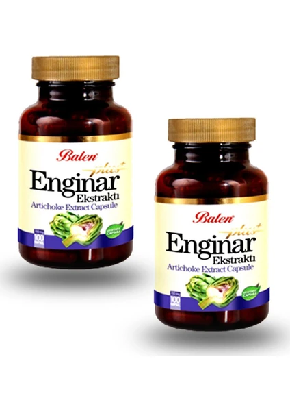 Enginar Plus 100 Kapsül - 820 Mg x 2 Adet