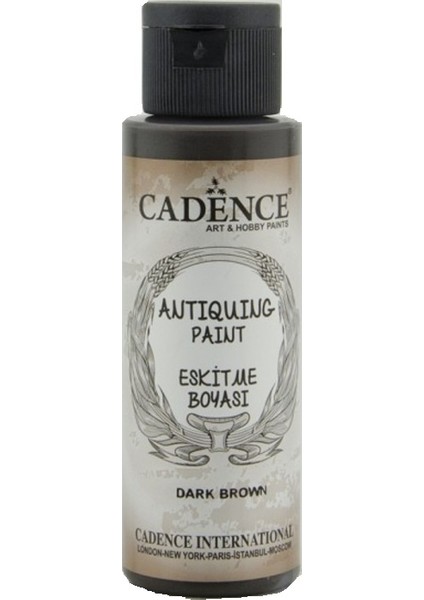 Eskitme Boyası 70 ml (cc) 300 Koyu Kahve