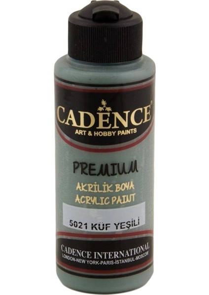 Premium Akrilik Boya 120ml 5021 Küf Yeşili