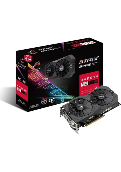 ROG Strix AMD RX 570 OC Gaming 8GB 256Bit GDDR5 DX(12) PCI-E 3.0 Ekran Kartı (ROG-STRIX-RX570-O8G-GAMING) fiyatları