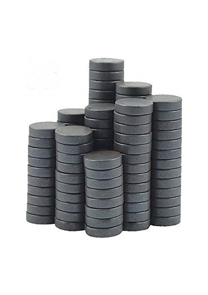 100 Adet 14 x 3 mm Yuvarlak Mıknatıs Süsleme Mıknatısı Magnet