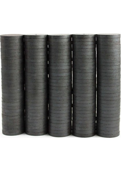 100 Adet 14 x 3 mm Yuvarlak Mıknatıs Süsleme Mıknatısı Magnet