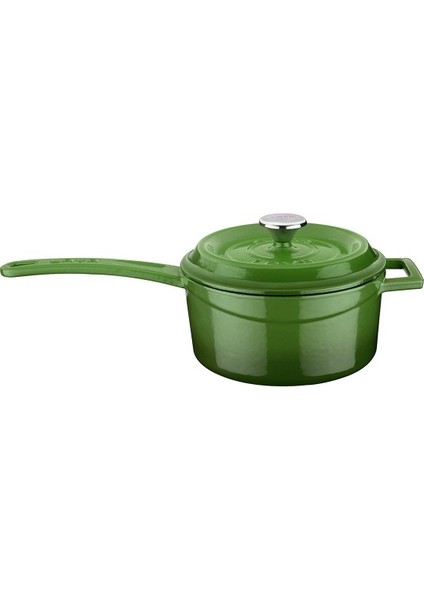 Döküm Sos Tenceresi. Çap(Ø) 16 cm -(Sütlük) Yeşil