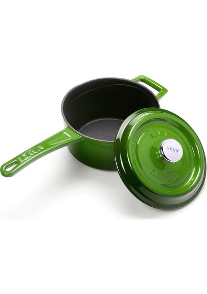 Döküm Sos Tenceresi. Çap(Ø) 16 cm -(Sütlük) Yeşil fiyatları