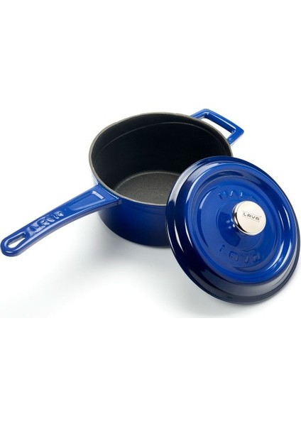 Döküm Sos Tenceresi. Çap(Ø) 16 cm -(Sütlük) Mavi fiyatları