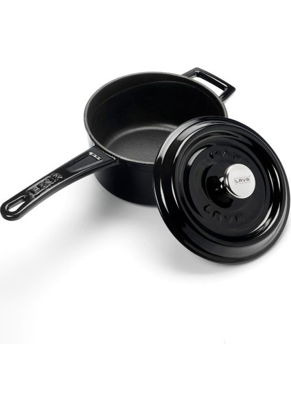 Döküm Sos Tenceresi. Çap(Ø) 16 cm -(Sütlük) Siyah fiyatları
