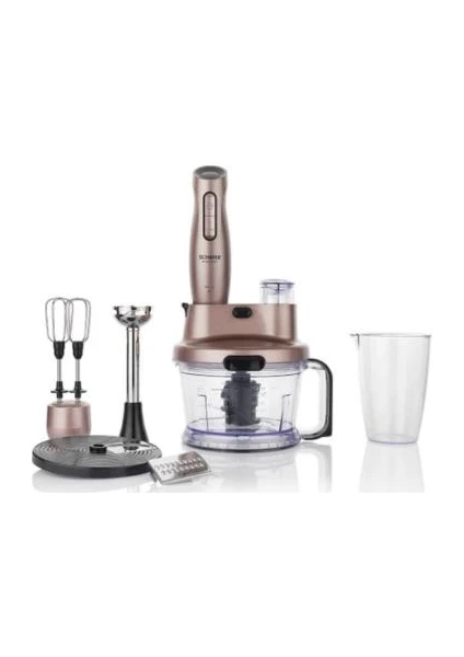 Meister Multi Blender Seti 17 Parça - Rose Gold