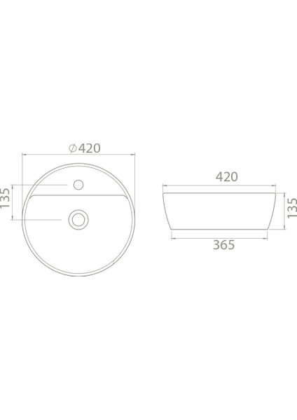 Seramik One Lavabo 42 cm modelleri