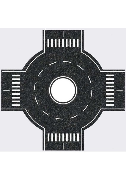 Maket Düz ve Yuvarlak Dönel Kavşak 1/200 2 'li
