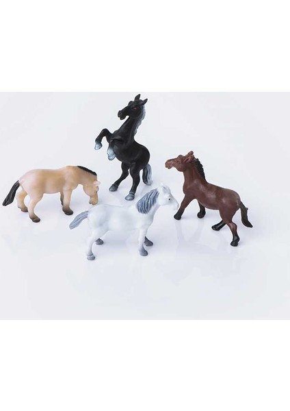 Maket Yarış Atı Figürü 1/50 3 'lü