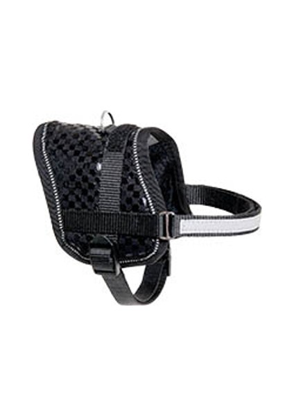 Reflektörlü Göğüs Tasması S 36-46 cm Siyah