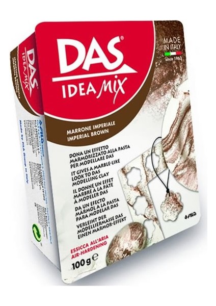 Idea Mix kahverengi Mermer Bazlı Kil