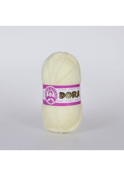 Dora El Örgü İpi Antik Krem 005