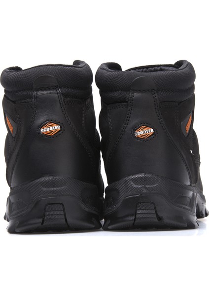 Su Geçirmez Deri Siyah Kadın Ayakkabı G5538CS