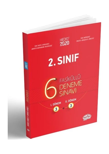 Editör Yayınları 2. Sınıf 6 Fasiküllü Deneme Sınavı 2020