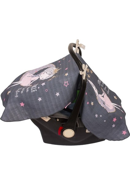 Pano Baskılı Müslin Anakucağı Örtüsü fiyatları