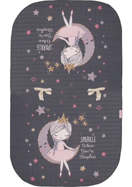 Pano Baskılı Müslin Anakucağı Örtüsü modelleri