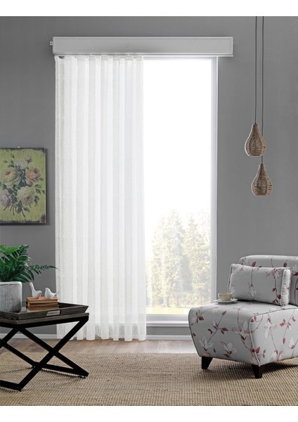 Lecıno Hazır Tül Perde Ekru 250X260 cm