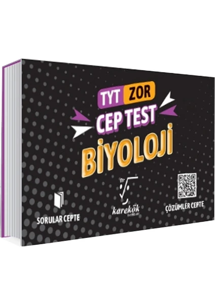 Karekök Yayıncılık TYT Cep Test Biyoloji Zor