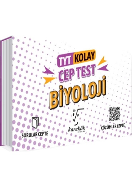 Karekök Yayıncılık TYT Cep Test Biyoloji Kolay