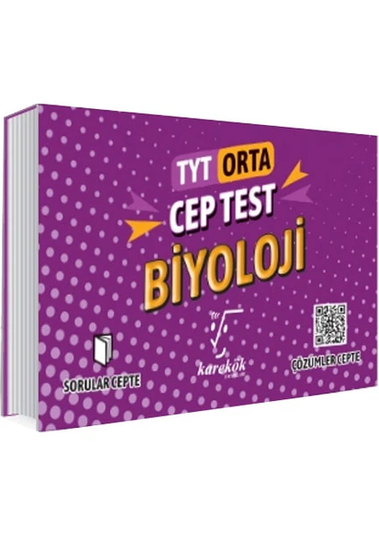 Karekök Yayıncılık TYT Cep Test Biyoloji Orta