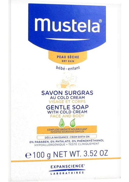 Yüz ve Vücut Için Kalıp Temizleyici Gentle Soap Face And Body 100GR