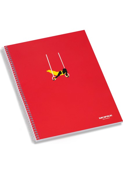 Spiralli Defter A4 72 Yaprak Kareli