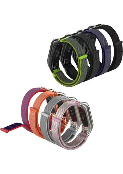 Mi Band 3 Bilekli Yapışkanlı Kumaş Kayış Kordon - Kırmızı fiyatları