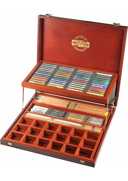 Koh-I Noor 8896-02 Gioconda Artist's Set Büyük Resim ve Çizim Seti Koleksiyonu 117 Parça