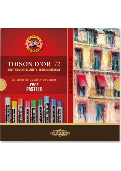 Koh-I Noor Toison D'or Soft Pastel Boya 72 Renk