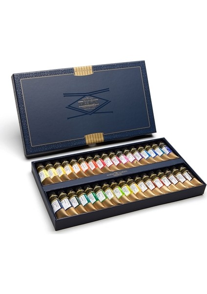 Mijello Mission Gold Class Pigment Tüp Suluboya Seti 15 ml x 34 Renk