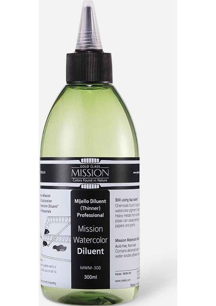 Watercolor Diluent Suluboya Inceltici 300 Ml. WM300