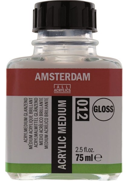 Talens Amsterdam Acrylic Medium Gloss 012 Parlak Akrilik Boya Medyumu 75 ml