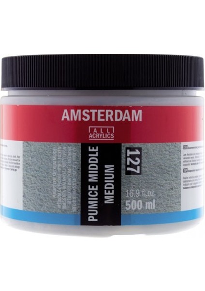 Amsterdam Pumice Middle Medium Süngertaşı Grenli Medyum 127 500 ml