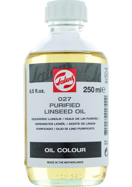Purified Linseed Oil 027 Saf Keten Tohumu Yağı 250 Ml.