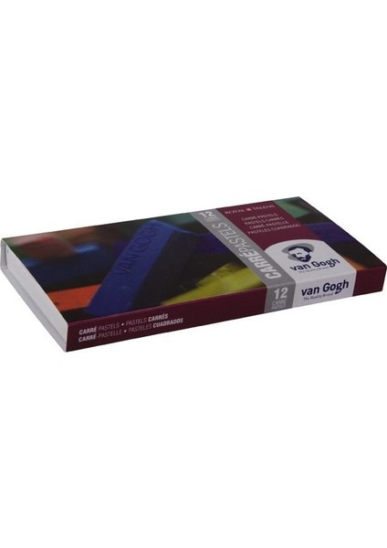 Van Gogh Kare Pastel Boya 12 Renk