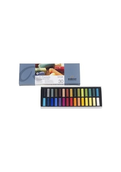 Rembrandt Soft Pastel Boya Seti 30 Renk Yarım Boy