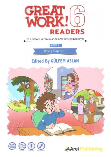 Arel Publıshıng, Great Work 6.Sınıf 10’lu Hikaye Kitabı Seti, Readers