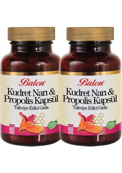 K. Narı Propolis 60 Kapsül x 2 Adet